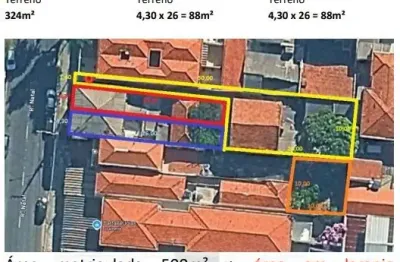 Terreno à venda 500m² por r$ 1.800.000,00 bairro da mooca ( localização na rua natal, travessa rua da mooca)