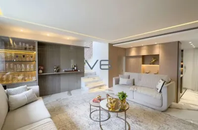 Casa alto padrão com 308m² privativos, 3 quartos com suíte 3 vagas de garagem, no boqueirão, curitiba - pr.