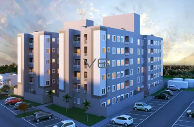Apartamento padrão com 2 quartos, 42,39 m² privativos, 1 vaga de garagem, no novo mundo, curitiba - pr.