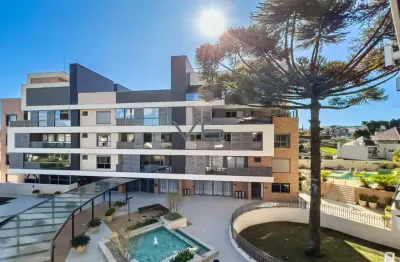 Apartamento padrão com 1 quarto, 74m² privativos, 2 vagas de garagem, no seminário, curitiba - pr.