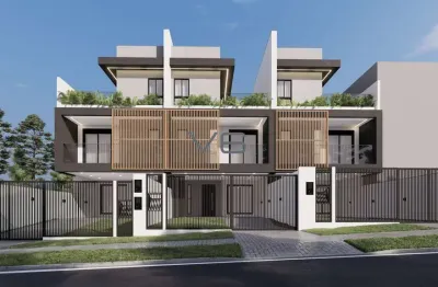 Casa em condomínio, com 3 suítes, 159 m² privativos, 2 vagas de garagem, no bom retiro, curitiba - pr.