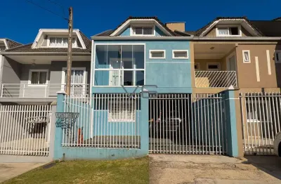 Casa sobrado, com 3 quartos, 175,58m² privativos, 2 vagas de garagem, no planta almirante, curitiba - pr.
