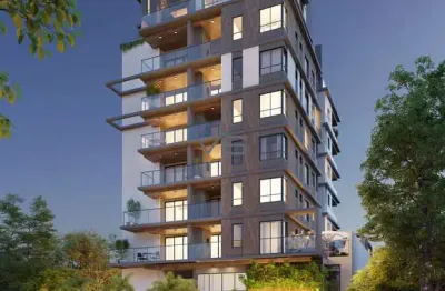 Apartamento garden duplex com 3 suítes, 187 m² privativos, 2 vagas de garagem, no água verde, curitiba - pr.