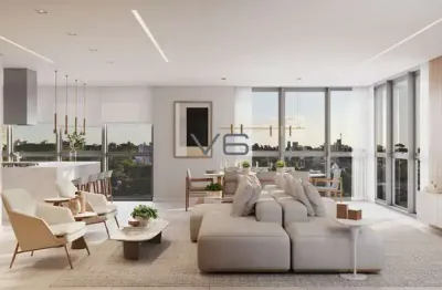 Apartamento garden com 225 m² privativos, 3 suítes, 2 vagas de garagem, no hugo lange, curitiba -pr.