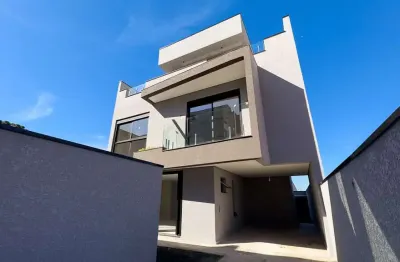 Casa sobrado, com 3 quartos, 183,97 m² privativos, 2 vagas de garagem, em santa felicidade, curitiba - pr.