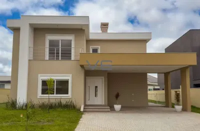 Casa alto padrão com 4 suítes, 370 m² privativos, 6 vagas de garagem, no alphaville, curitiba - pr.