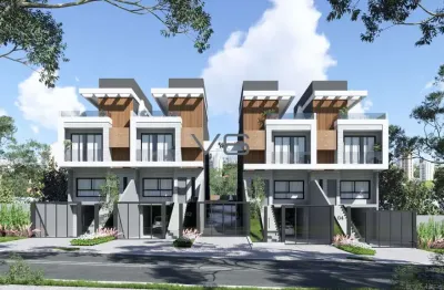 Casa alto padrão com 3 suítes, 261m² privativos, 2 vagas de garagem, no água verde, curitiba - pr.