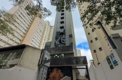 Sala comercial em edifício, com  45,19 m² privativos, no agua verde, curitiba-pr