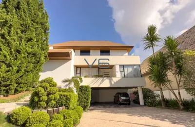 Casa alto padrão com 4 quartos, 664m² privativos, 9 vagas de garagem, no ecoville, curitiba - pr.