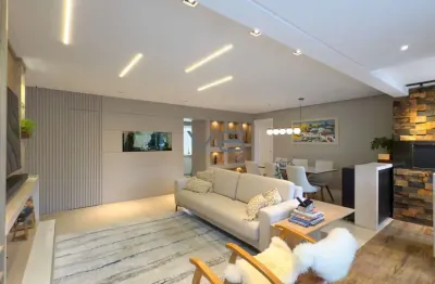 Apartamento alto padrão, 3 suítes, 4 vagas de garagem, 128,27m² de área privativa, no condomínio le jardin, curitiba-pr.