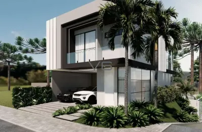 Sobrado em condomínio com 3 suítes, 2 vagas de garagem, 238m² privativos, no tanguá, curitiba- pr.