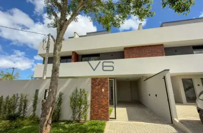 Sobrado com 3 quartos, 1 suíte, 2 vagas de garagem, 194,37m² privativos, no santa felicidade, curitiba-pr.