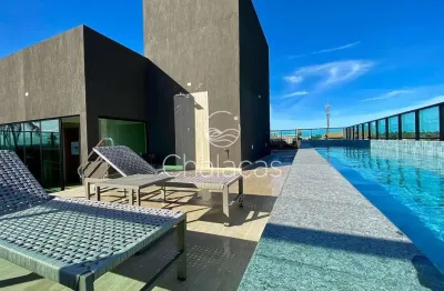 Flat térreo com jardim externo privativo no marina do cupe!