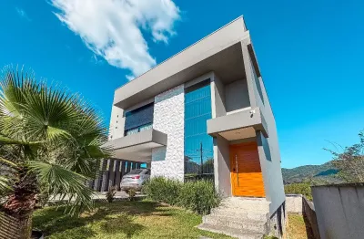 Casa alto padrão à venda na estrada das areias em indaial/sc