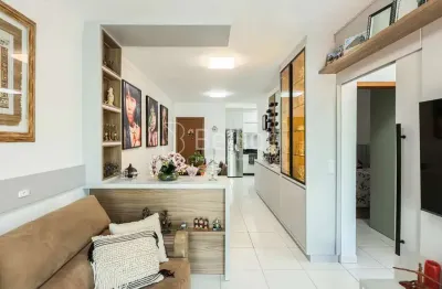 Apartamento mobiliado, com elevador e duas vagas de garagem no tapajós em indaial!