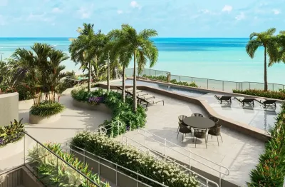 Cobertura exclusiva à beira-mar no cabo branco em uma das praias mais encantadoras de joão pessoa, com vista permanente para o mar