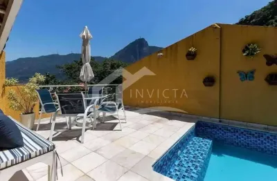 Casa em condomínio fechado com 4 quartos à venda na rua sacopa, lagoa, rio de janeiro, 270 m2 por r$ 3.500.000