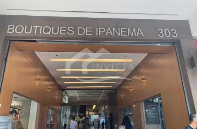 Excelente oportunidade de loja na renomada galeria boutiques de ipanema!