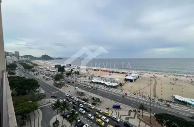 Espetacular 3 quartos(1 suíte) na av: atlântica, totalmente reformado. Possuindo uma salão para 4 ambientes, escritório, varanda, copacozinha, vista mar definitiva, sol da manhã e 2 vagas.