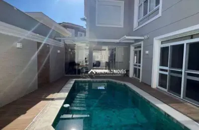 Casa com 3 dormitórios à venda, 440 m² por r$ 4.800.000,00 - residencial onze (alphaville) - santana de parnaíba/sp