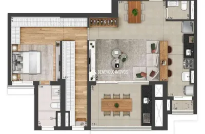 Apartamento com 2 dormitórios à venda, 90 m² por r$ 1.440.000,00 - alphaville - barueri/sp