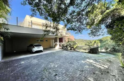 Casa com 4 dormitórios, 494 m² - venda por r$ 2.690.000,00 ou aluguel por r$ 20.000,00/mês - pousada dos bandeirantes - carapicuíba/sp