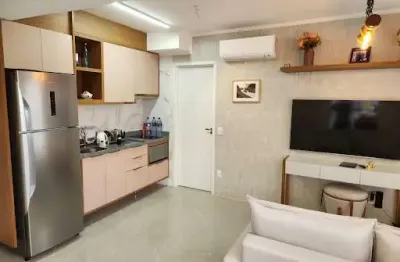 Apartamento com 1 dormitório à venda, 35 m² por r$ 720.000,00 - moema - são paulo/sp