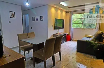 Apartamento condominio atlantico sul  com 2 dormitórios à venda, 53 m² por r$ 220.000 - jardim santo andré - santo andré/sp