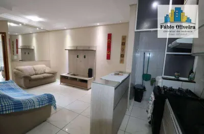 Apartamento com 2 dormitórios à venda, 37 m² por r$ 230.500,00 - jardim vila rica - santo andré/sp