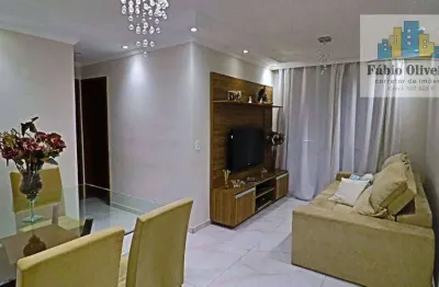 Apartamento condominio adriático  com 2 dormitórios à venda, 54 m² por r$ 265.000 - jardim do estádio - santo andré/sp