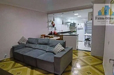 Casa com 4 dormitórios à venda, 113 m² por r$ 330.000,00 - jardim do estádio - santo andré/sp