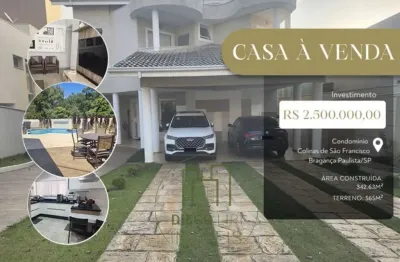 Casa a venda residencial colinas de são francisco - bragança paulista-sp