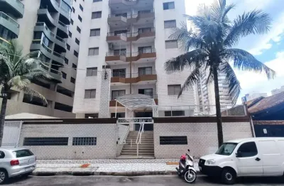 Apartamento quadra mar para venda em praia grande, aviação, 2 dormitórios, 1 suíte, 2 banheiros, 1 vaga