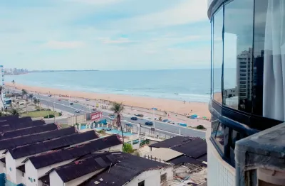 Lindo apartamento vista mar, nascente, 01 vaga  e porteira fechada.