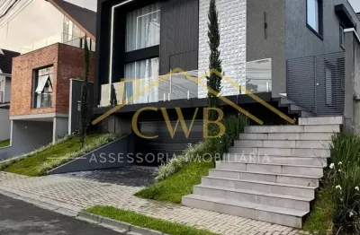 Casa de alto padrão em condomínio no abranches - porteira fechada