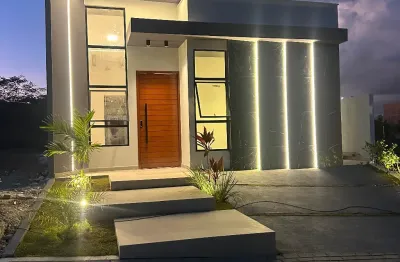 Linda casa com 3 quartos no condomínio monteville residence privê