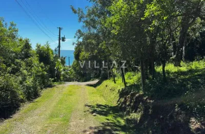 Terreno à venda na praia do silveira — vista para o mar e a poucos passos da pra