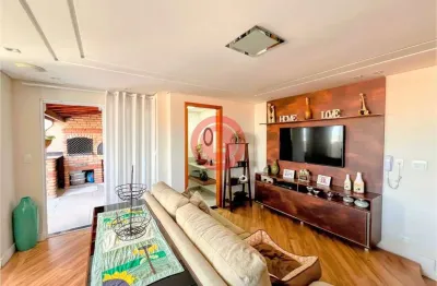 Cobertura de alto padrão, duplex e com 2 quartos (1 suíte) e 127 m², no bairro cerâmica em são caetano do sul-sp
