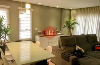 Apartamento de 78m2 para venda ou locação com 2 quartos 1 suíte e 2 vagas no bairro jardim, santo andré-sp!