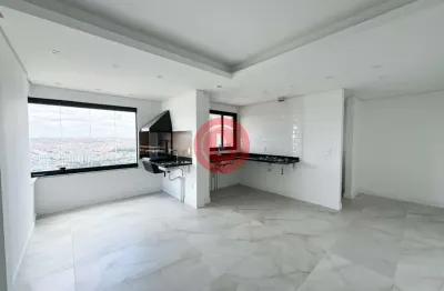 Apartamento à venda em santo andré-sp, campestre: 2 quartos, 2 suítes, 2 salas, 3 banheiros, 2 vagas de garagem - 77,00 m².