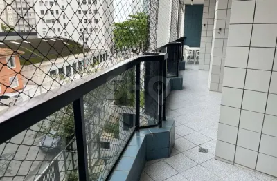 Apartamento com 4 quartos à venda na rua taubaté, 85, barra funda, guarujá, 155 m2 por r$ 680.000