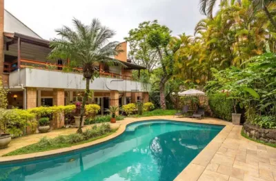 Casa em condomínio fechado com 4 quartos à venda na rua heron domingues, 115, jardim cordeiro, são paulo, 1100 m2 por r$ 8.199.000