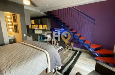 Cobertura com 1 quarto à venda na rua álvaro de carvalho, 127, centro, são paulo, 90 m2 por r$ 895.000