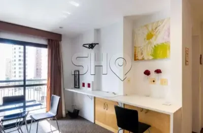 Apartamento com 1 quarto à venda na avenida lavandisca, 365, indianópolis, são paulo, 35 m2 por r$ 530.851
