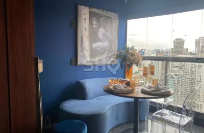 Apartamento com 1 quarto para alugar na rua joão de lacerda soares, 31, jardim das acacias, são paulo, 32 m2 por r$ 5.000