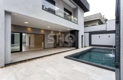 Casa em condomínio fechado com 5 quartos à venda na das folhas, 102, cidade tamboré, santana de parnaíba, 420 m2 por r$ 4.600.000