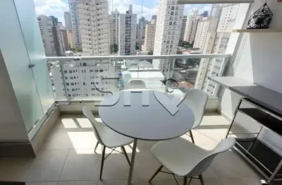 Apartamento com 1 quarto à venda na avenida aratãs, 400, indianópolis, são paulo, 37 m2 por r$ 700.000