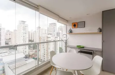 Apartamento com 1 quarto à venda na avenida aratãs, 400, indianópolis, são paulo, 37 m2 por r$ 700.000