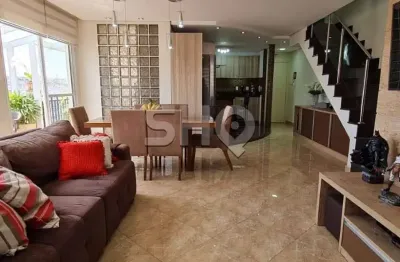 Cobertura com 3 quartos à venda na avenida engenheiro thomaz magalhães, 255, sítio da figueira, são paulo, 136 m2 por r$ 1.250.000