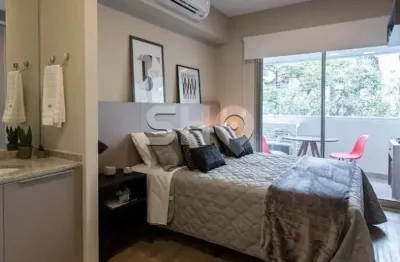Apartamento com 1 quarto à venda na rua girassol, 1280, vila madalena, são paulo, 24 m2 por r$ 438.000